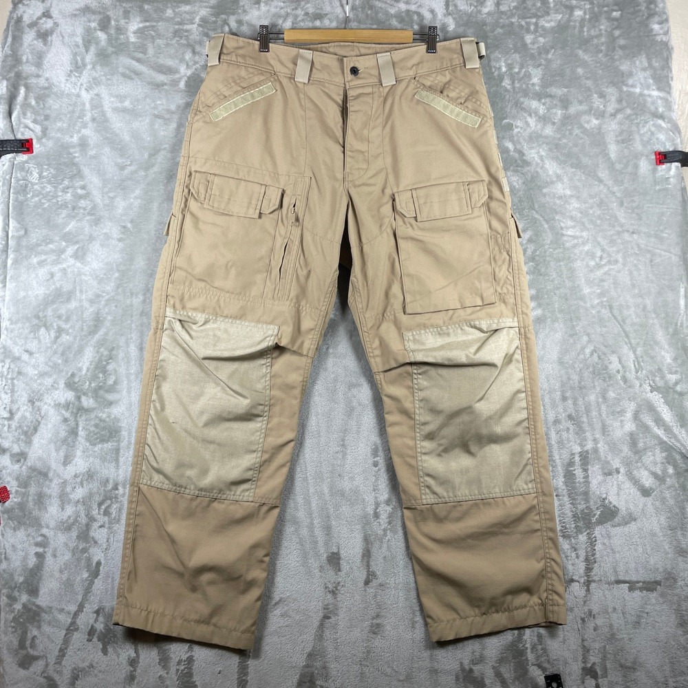 Kitanica All Season Tactical Pants Mens XL Tan Ripstop Cargo Made in USA ASP